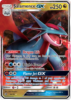 Salamence GX (44/70) - Dragon Majesty