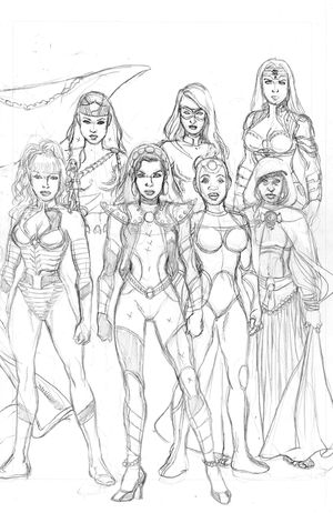 George Perez's Sirens #6 (25 Copy Cover Pencils Variant)