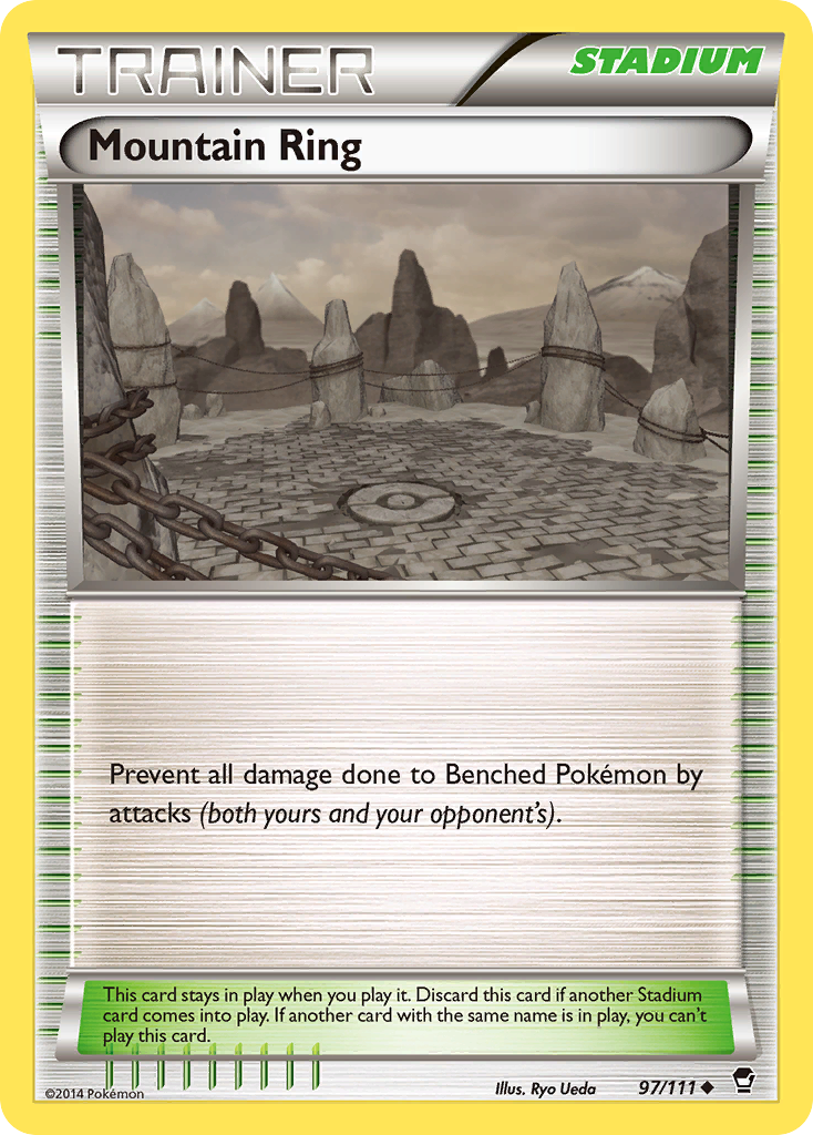 Mountain Ring (Trainer: Stadium) (97/111) - Furious Fists Pokémon Card