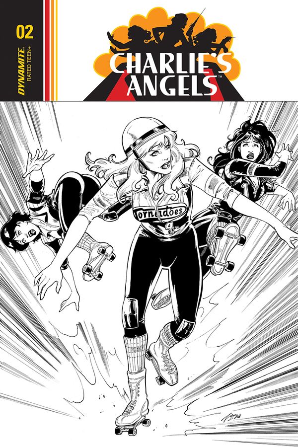 Charlies Angels #4 (20 Copy Cifuentes B&w Cover)