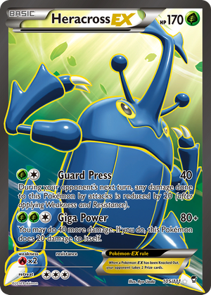 Heracross EX (105/111) - Furious Fists