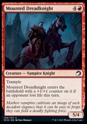 Mounted Dreadknight (Innistrad: Midnight Hunt)