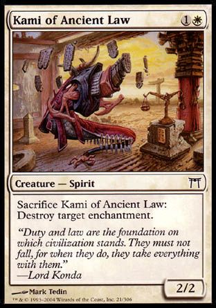 Kami of Ancient Law (Champions of Kamigawa) Trading Card