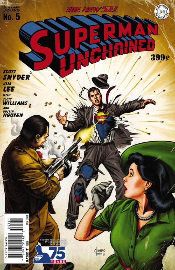 Superman Unchained #5 [Golden Age Cover] Value - GoCollect (superman- unchained-5-golden-age-cover )