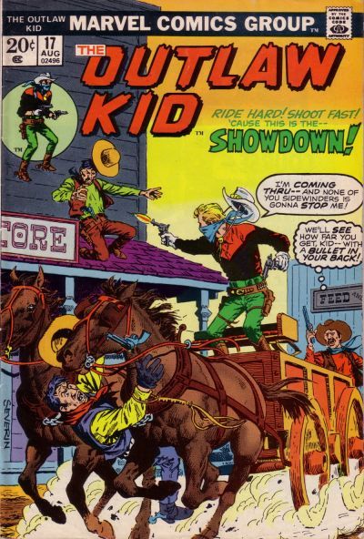 The Outlaw Kid #17 Comic