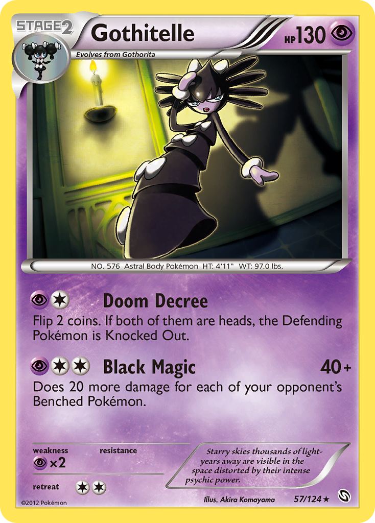 Gothitelle (57/124) - Dragons Exalted Pokémon Card