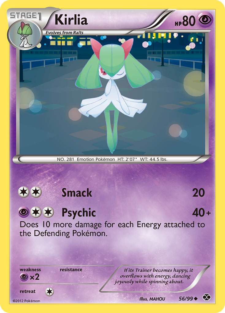 Kirlia (56/99) - Next Destinies Pokémon Card