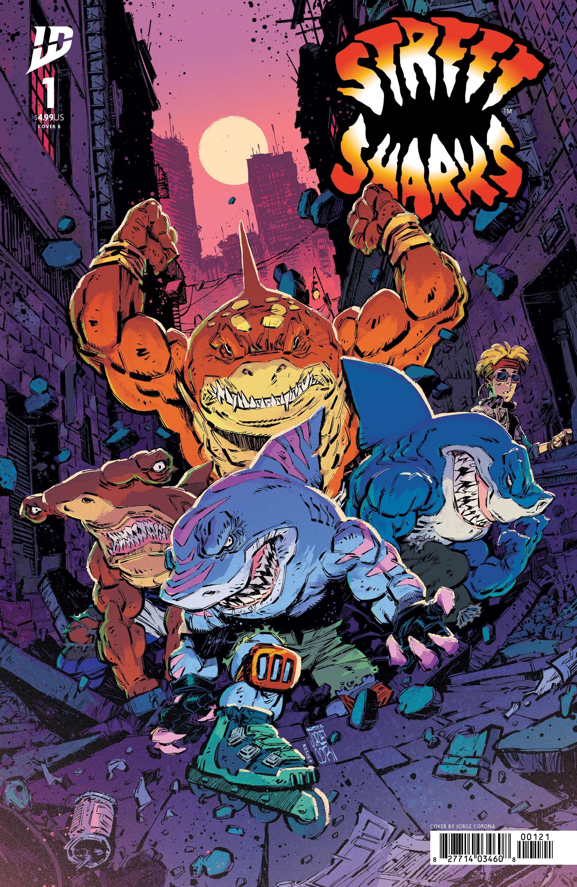 Street Sharks #1 (Variant B Corona) Comic