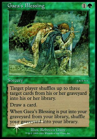 Gaea's Blessing (Arena Promos) Trading Card