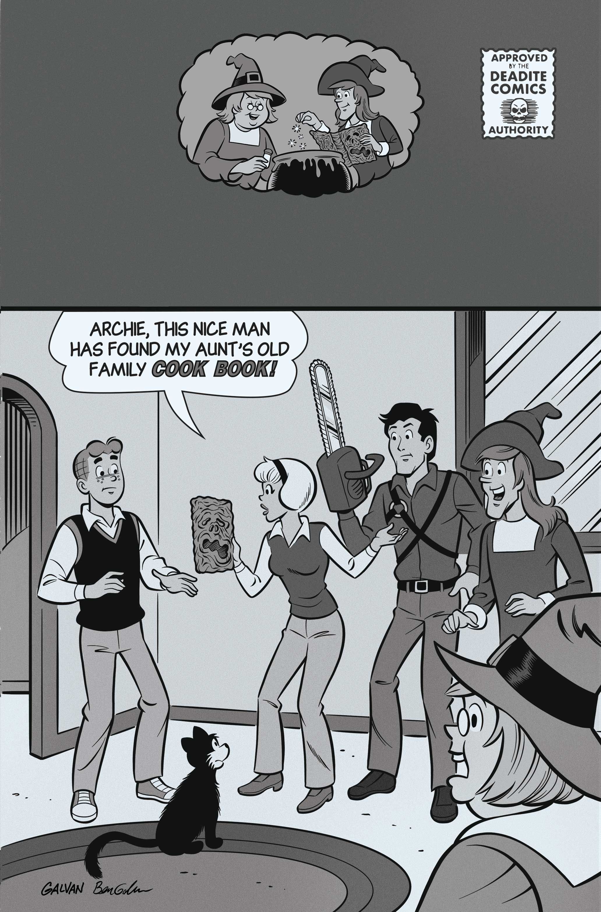 Archie X Army Of Darkness #3 (Cvr I Inc 1:15 Bill Galvan Pencils Virgin Variant) Comic