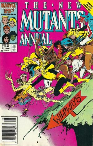 New Mutants Annual #2 (newsstand)