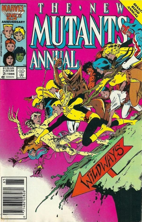 New Mutants Annual #2 (newsstand)