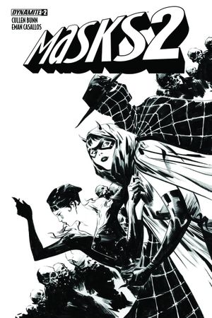 Masks 2 #2 (20 Copy Lee B&amp;w Cover)