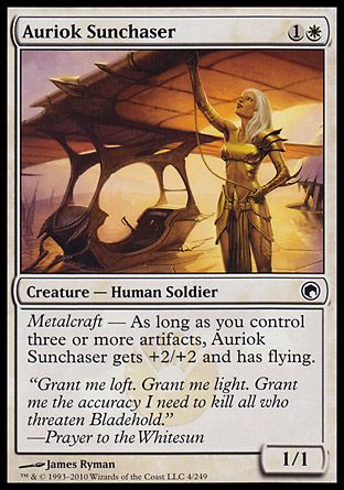 Auriok Sunchaser (Scars of Mirrodin) Trading Card