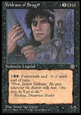 Veldrane of Sengir (Homelands) Trading Card