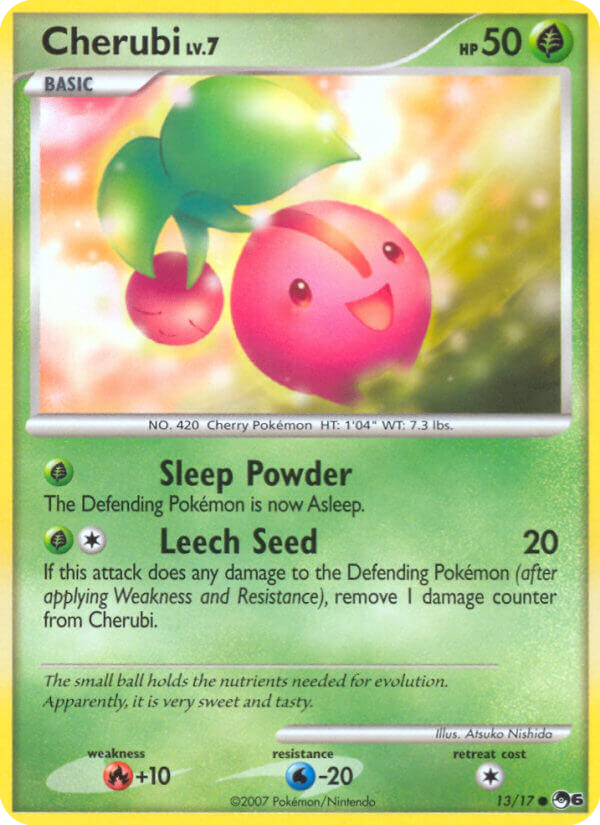 Cherubi (13/17) - POP Series 6 Pokémon Card