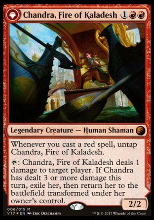 Chandra, Fire of Kaladesh (From the Vault: Transform) Trading Card