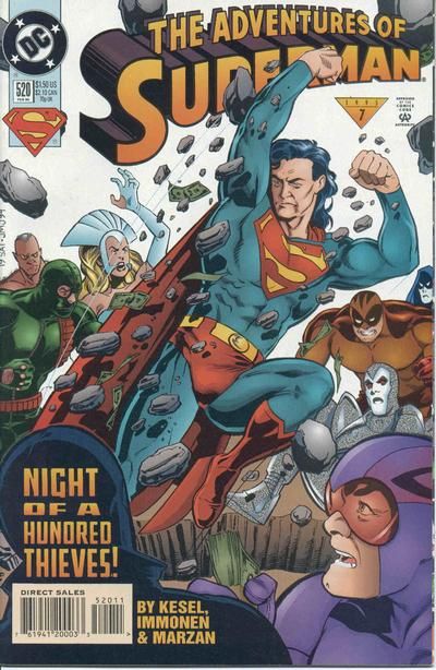 Adventures of Superman #520 Comic