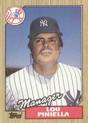 Lou Piniella 1987 Topps #168
