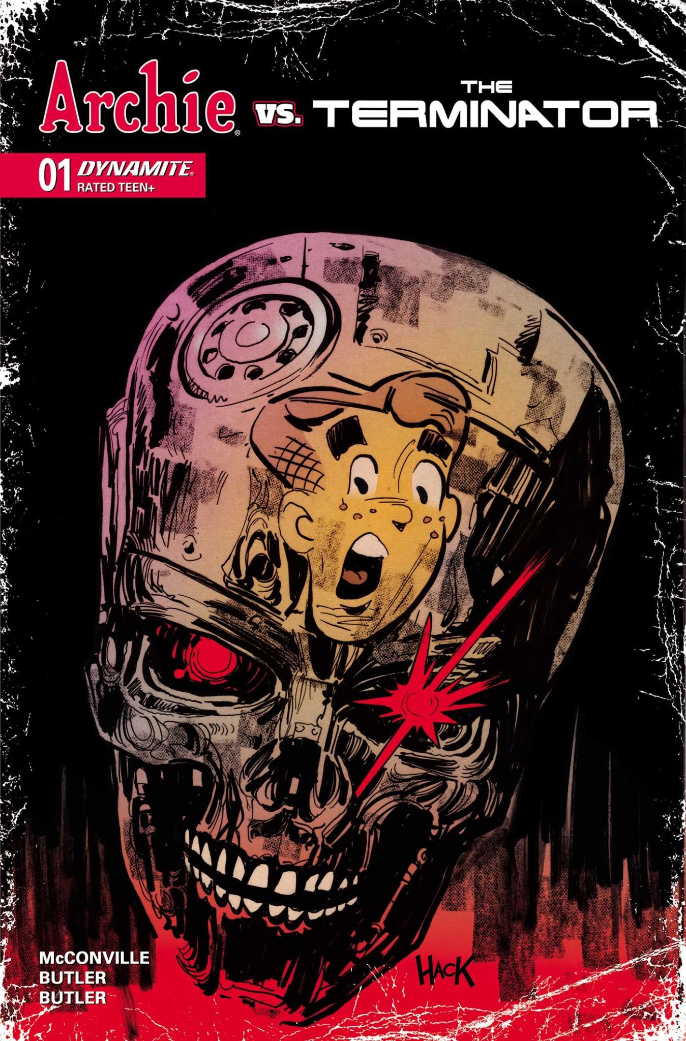 Archie Vs The Terminator #1 (Cvr C Robert Hack Variant) Comic