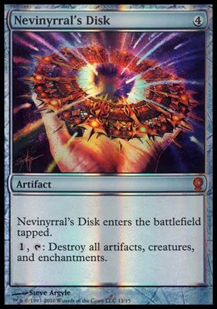 Nevinyrral's Disk (From the Vault : Relics) Trading Card