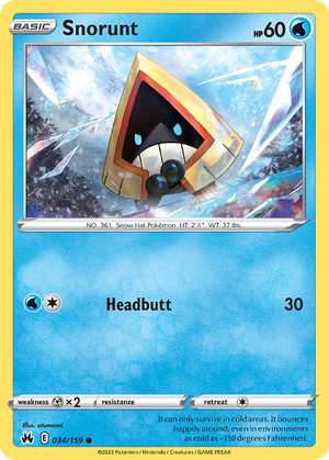 Snorunt (34/159) - Crown Zenith