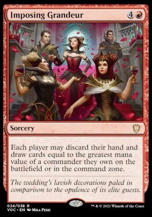 Imposing Grandeur (Innistrad Crimson Vow Commander Decks) Trading Card