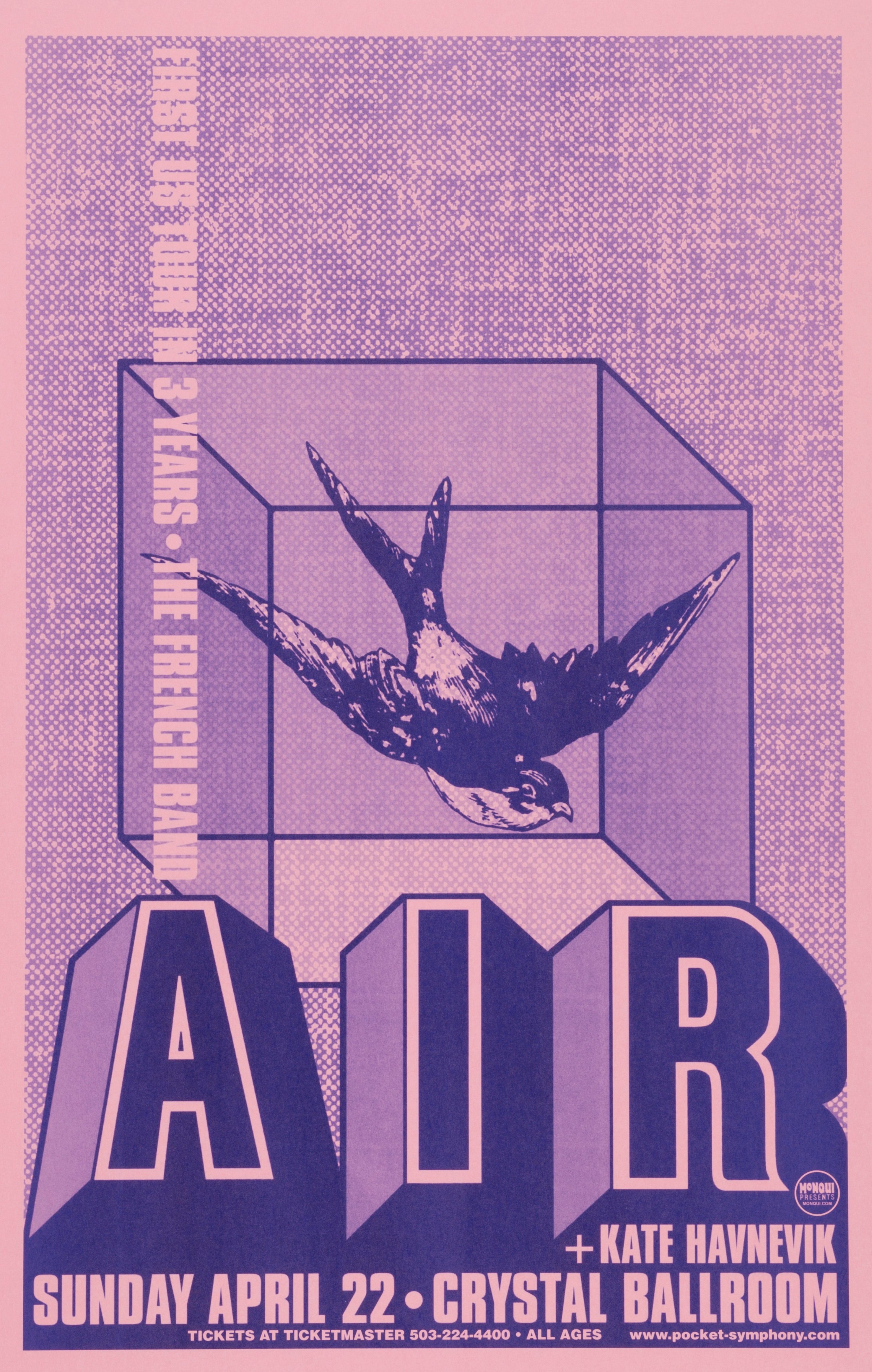 MXP-81.4 Air 2007 Crystal Ballroom  Apr 22 Concert Poster
