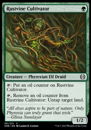 Rustvine Cultivator (Phyrexia: All Will Be One) Trading Card