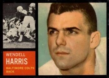 Wendell Harris 1962 Topps #11 Sports Card