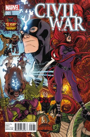 Civil War #1 (Inhumans 50th Anniversary Variant)