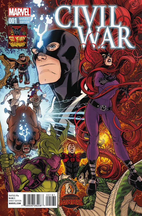 Civil War #1 (Inhumans 50th Anniversary Variant)