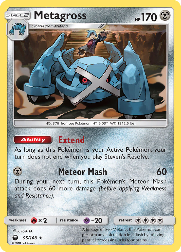 Metagross (95/168) - Celestial Storm Pokémon Card