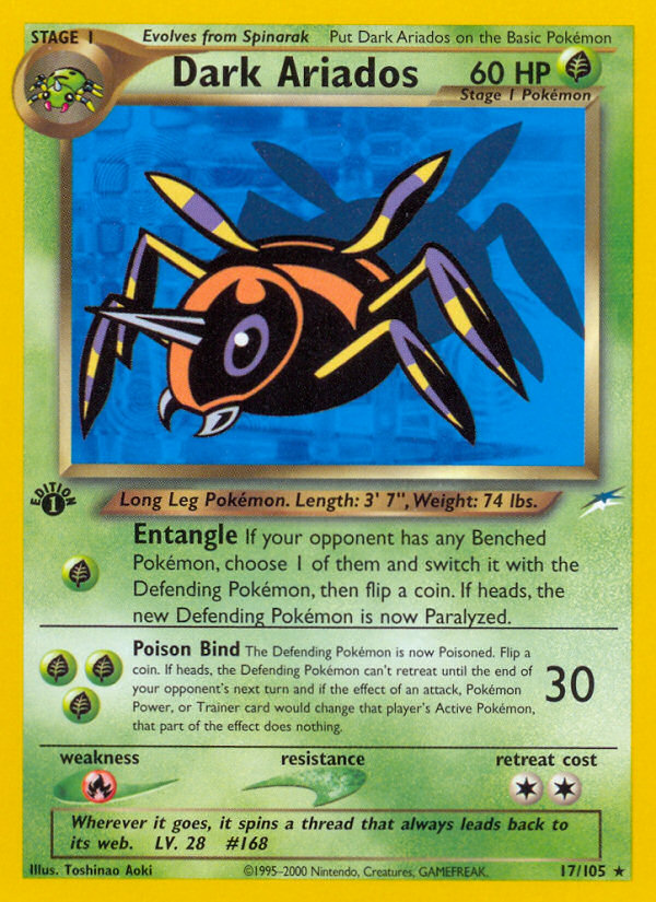 Dark Ariados (17/105) - Neo Destiny Pokémon Card