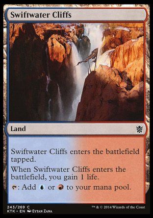 Swiftwater Cliffs (Khans of Tarkir) Trading Card