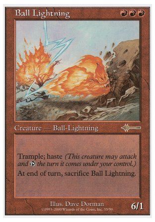 Ball Lightning (Beatdown) Trading Card