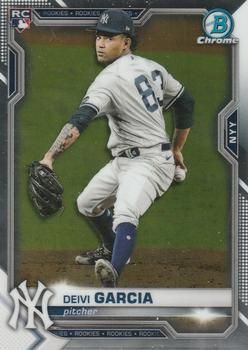 Deivi Garcia 2021 Bowman Chrome Baseball #55 Sports Card