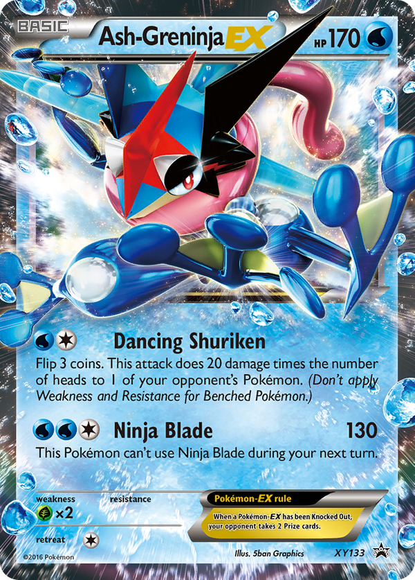 Ash-Greninja EX (XY133) - XY Black Star Promos