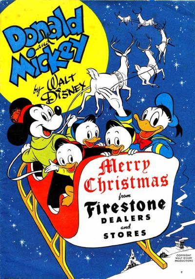 Donald and Mickey Merry Christmas #1948 Comic