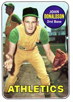 John Donaldson 1969 Topps #217 Sports Card