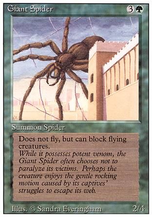 Giant Spider (Revised Edition) Trading Card