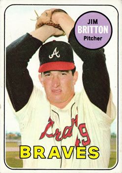 Jim Britton 1969 Topps #154 Sports Card