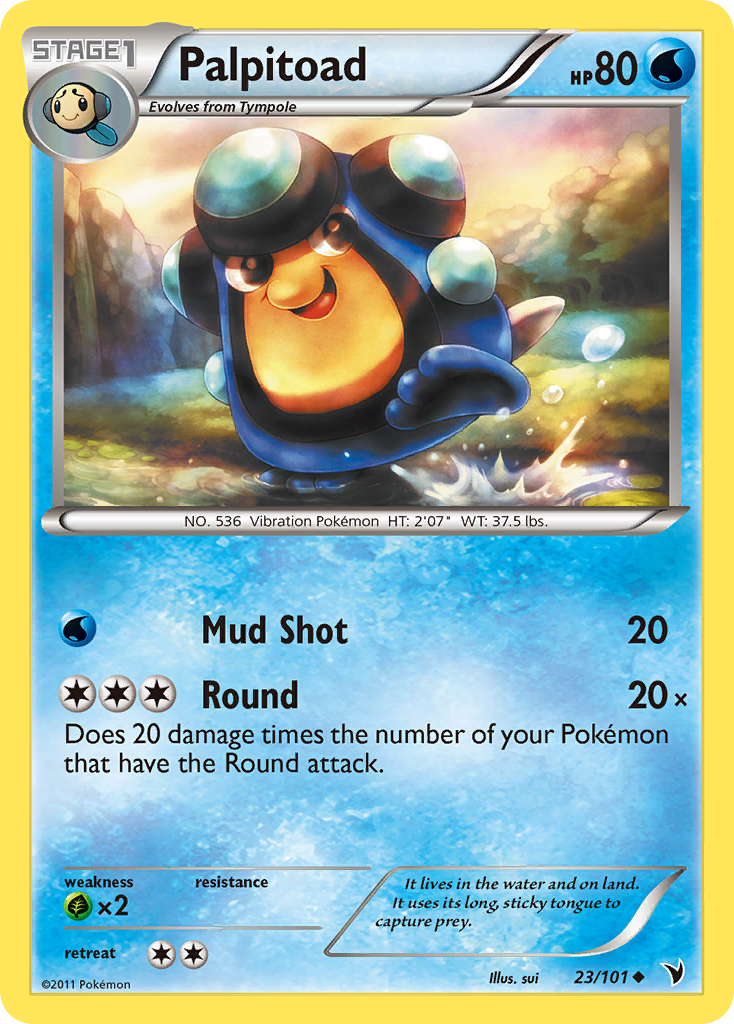 Palpitoad (23/101) - Noble Victories Pokémon Card