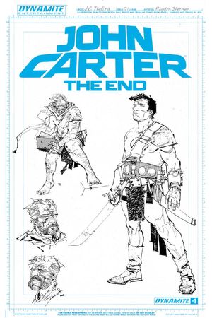 John Carter The End #1 (Hayden Sherman Artboard Variant)