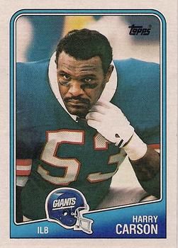 Harry Carson 1988 Topps #284 Sports Card