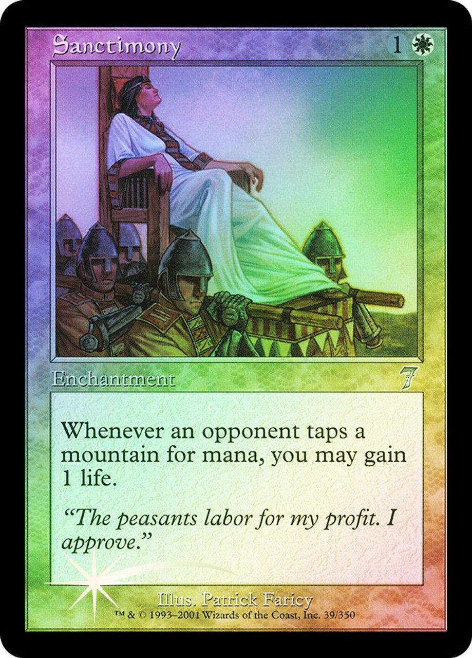 Sanctimony (7th Edition - Foil) Trading Card