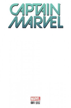 Captain Marvel #1 (Blank Variant)