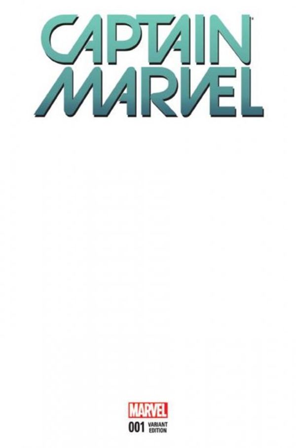 Captain Marvel #1 (Blank Variant)