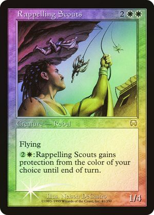 Rappelling Scouts (Mercadian Masques - Foil)