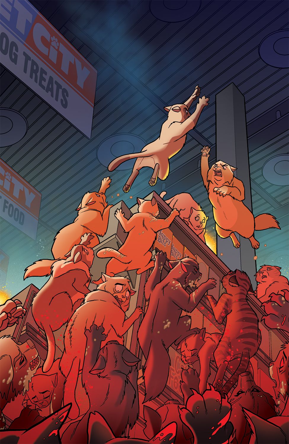 Feral #17 (Cvr C Inc 1:10 Tony Fleecs Virgin Variant) Comic